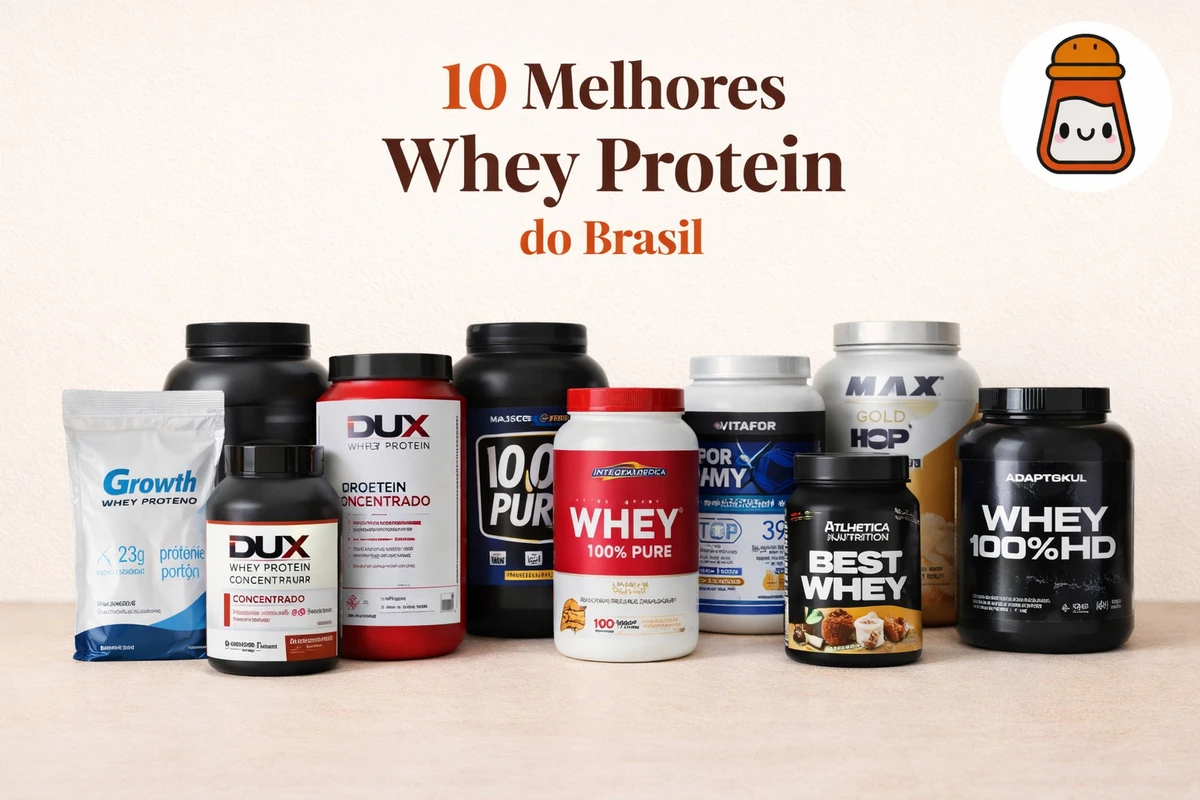 10 Melhores whey Protein do Brasil