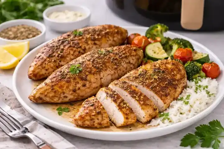 Peito de Frango na Air Fryer